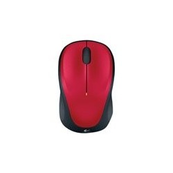 LOGITECH M235 Mouse optical wireless 2.4 GHz USB wireless receiver red