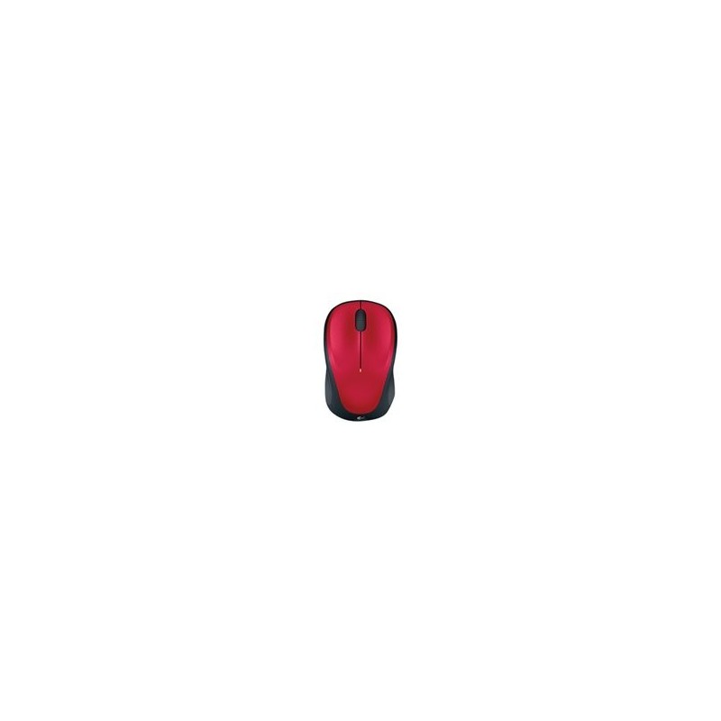 LOGITECH M235 Mouse optical wireless 2.4 GHz USB wireless receiver red