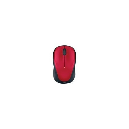 LOGITECH M235 Mouse optical wireless 2.4 GHz USB wireless receiver red