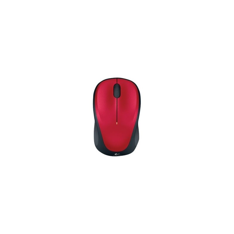 LOGITECH M235 Mouse optical wireless 2.4 GHz USB wireless receiver red