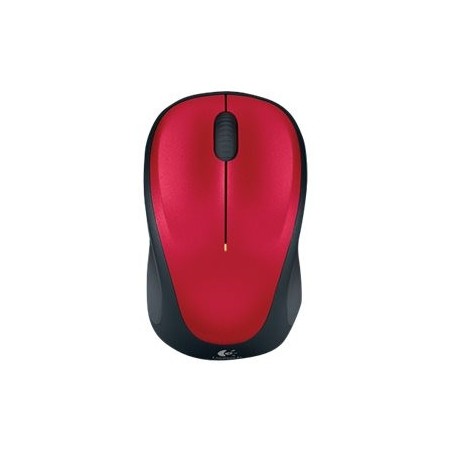 LOGITECH M235 Mouse optical wireless 2.4 GHz USB wireless receiver red