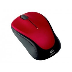 LOGITECH M235 Mouse optical wireless 2.4 GHz USB wireless receiver red