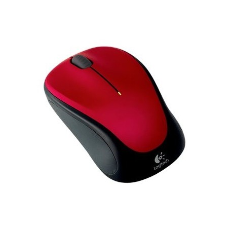 LOGITECH M235 Mouse optical wireless 2.4 GHz USB wireless receiver red