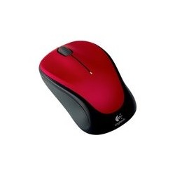 LOGITECH M235 Mouse optical wireless 2.4 GHz USB wireless receiver red
