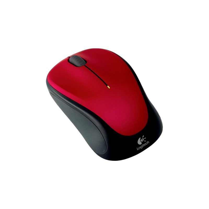 LOGITECH M235 Mouse optical wireless 2.4 GHz USB wireless receiver red