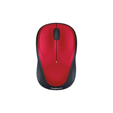 LOGITECH M235 Mouse optical wireless 2.4 GHz USB wireless receiver red