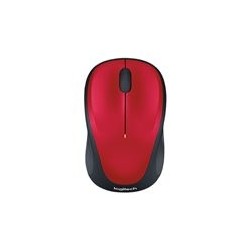 LOGITECH M235 Mouse optical wireless 2.4 GHz USB wireless receiver red