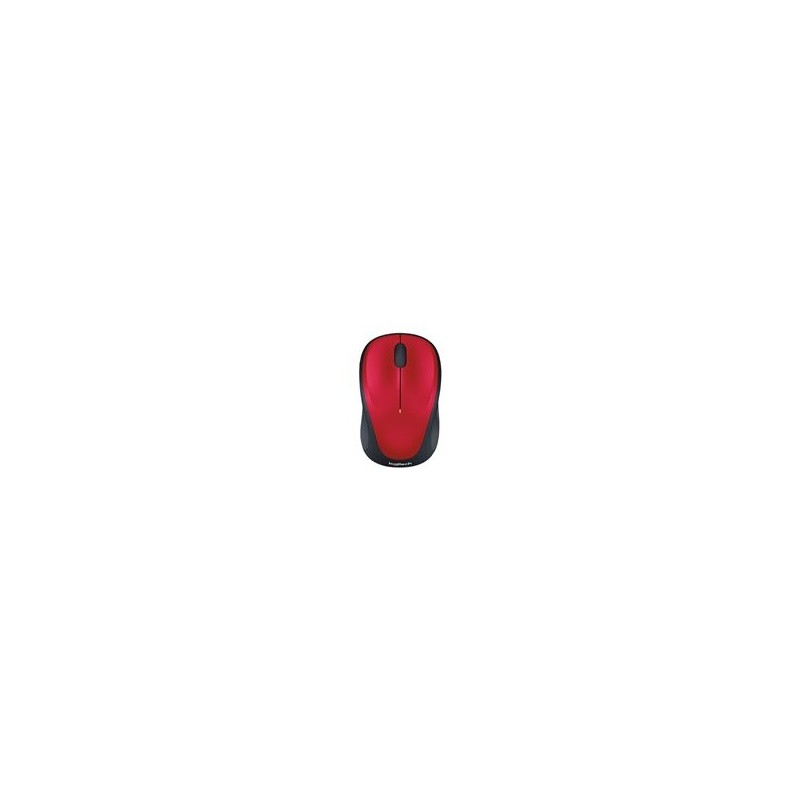 LOGITECH M235 Mouse optical wireless 2.4 GHz USB wireless receiver red