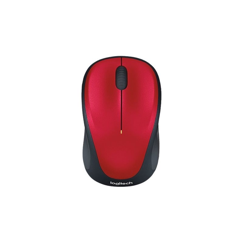 LOGITECH M235 Mouse optical wireless 2.4 GHz USB wireless receiver red