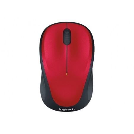 LOGITECH M235 Mouse optical wireless 2.4 GHz USB wireless receiver red