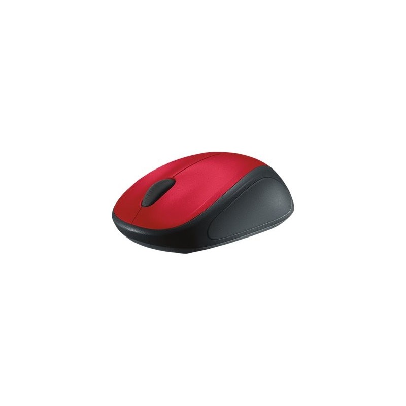LOGITECH M235 Mouse optical wireless 2.4 GHz USB wireless receiver red