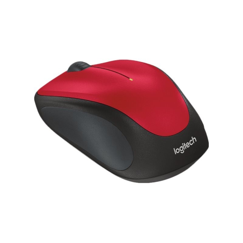LOGITECH M235 Mouse optical wireless 2.4 GHz USB wireless receiver red