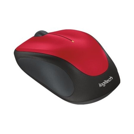 LOGITECH M235 Mouse optical wireless 2.4 GHz USB wireless receiver red
