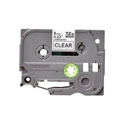 BROTHER TZE111 Taśma Brother 6mm BLACK ON CLEAR BROTHER TZE111 Taśma Brother 6mm BLACK ON CLEAR