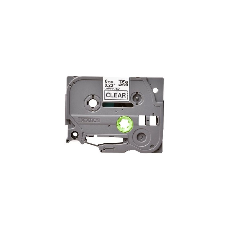 BROTHER TZE111 Taśma Brother 6mm BLACK ON CLEAR BROTHER TZE111 Taśma Brother 6mm BLACK ON CLEAR