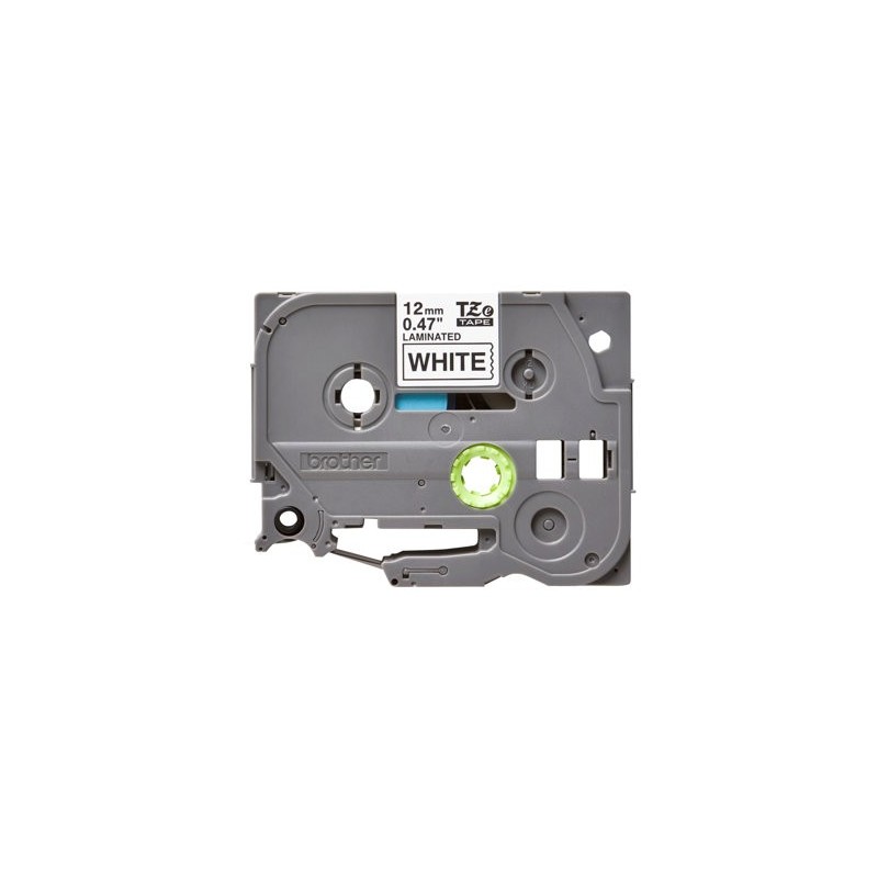 BROTHER TZE231 Brother TZE231 Banda laminata 12mm BLACK ON WHITE