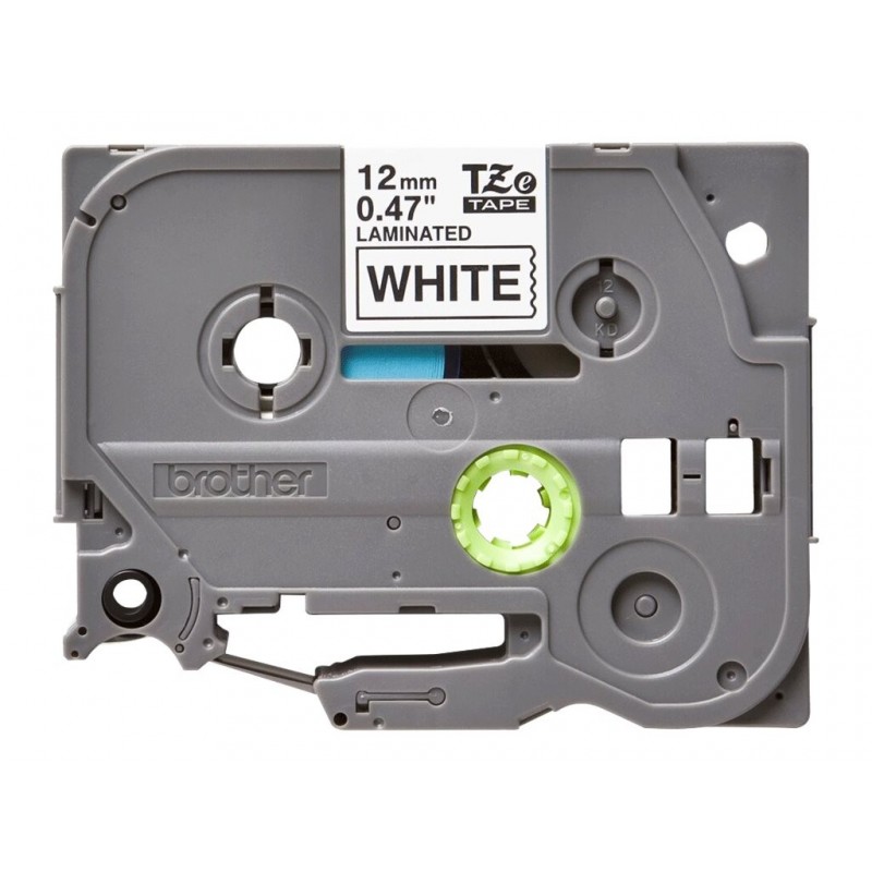 BROTHER TZE231 Brother TZE231 Banda laminata 12mm BLACK ON WHITE