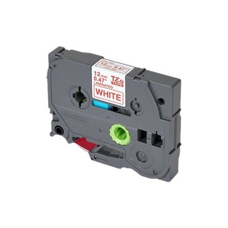 BROTHER TZe232 Taśma Brother 12mm RED ON WHITE