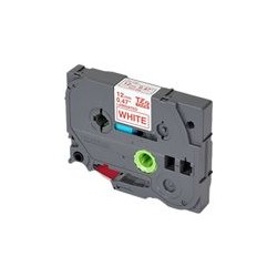 BROTHER TZe232 Taśma Brother 12mm RED ON WHITE