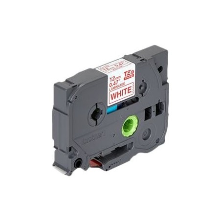 BROTHER TZe232 Taśma Brother 12mm RED ON WHITE