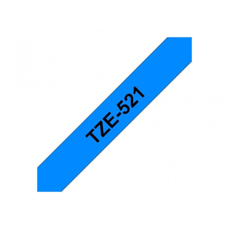 BROTHER TZE521 Taśma Brother 9mm BLACK ON BLUE