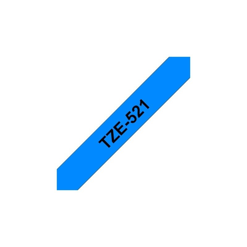 BROTHER TZE521 Taśma Brother 9mm BLACK ON BLUE