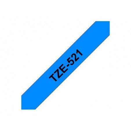 BROTHER TZE521 Taśma Brother 9mm BLACK ON BLUE