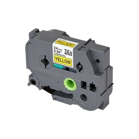 BROTHER TZe651 Taśma Brother 24mm BLACK ON YELLOW BROTHER TZe651 Taśma Brother 24mm BLACK ON YELLOW