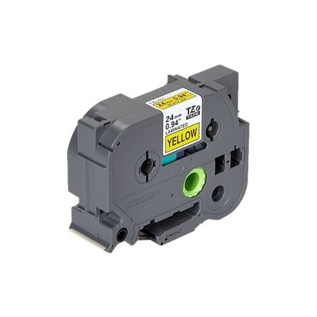 BROTHER TZe651 Taśma Brother 24mm BLACK ON YELLOW BROTHER TZe651 Taśma Brother 24mm BLACK ON YELLOW