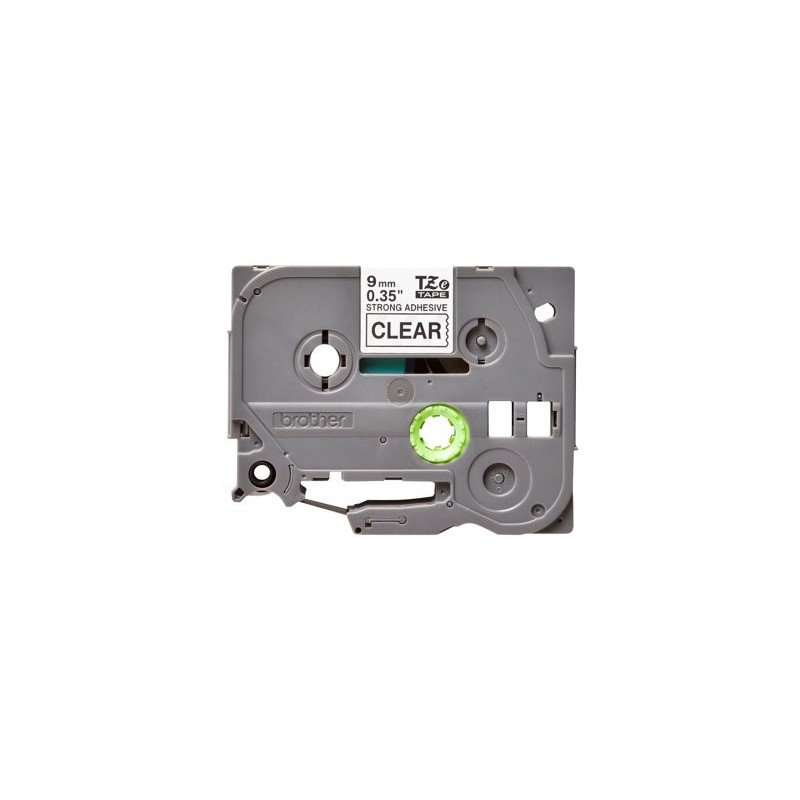 BROTHER TZES121 Taśma Brother 9mm BLACK ON CLEAR ADHESIVE TAPE BROTHER TZES121 Taśma Brother 9mm BLACK ON CLEAR ADHESIVE TAPE