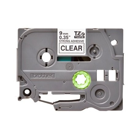 BROTHER TZES121 Taśma Brother 9mm BLACK ON CLEAR ADHESIVE TAPE BROTHER TZES121 Taśma Brother 9mm BLACK ON CLEAR ADHESIVE TAPE