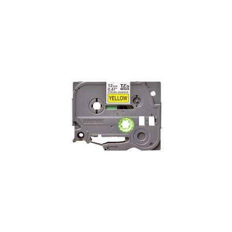 BROTHER TZeS631 Taśma Brother 12mm BLACK ON YELLOW ADHESIVE TAPE BROTHER TZeS631 Taśma Brother 12mm BLACK ON YELLOW ADHESIVE TAPE