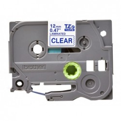 BROTHER TZE133 Taśma Brother 12mm BLUE ON CLEAR