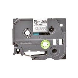 BROTHER TZE145 Taśma Brother 18mm WHITE ON CLEAR