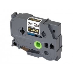 BROTHER TZE344 Taśma Brother 18mm Gold on Black BROTHER TZE344 Taśma Brother 18mm Gold on Black