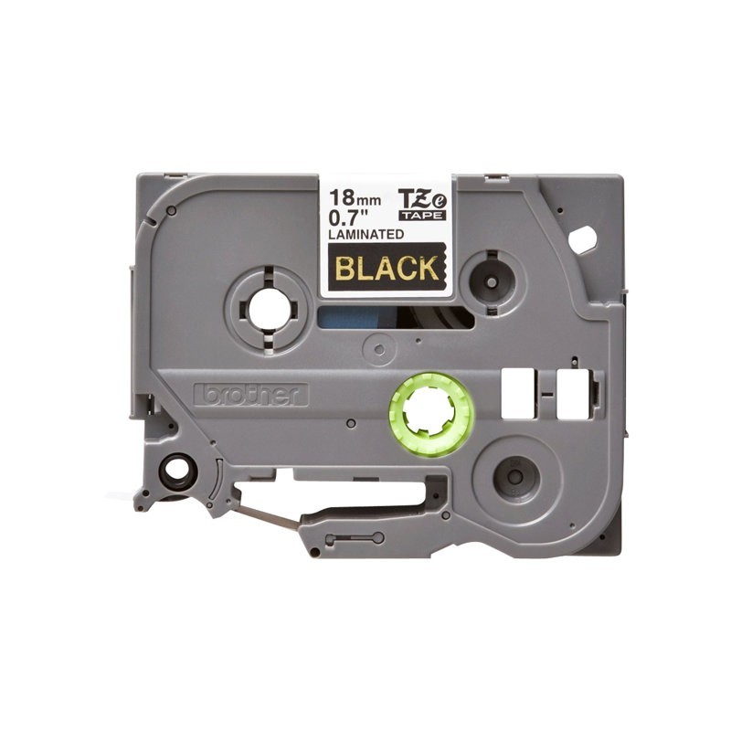 BROTHER TZE344 Taśma Brother 18mm Gold on Black BROTHER TZE344 Taśma Brother 18mm Gold on Black