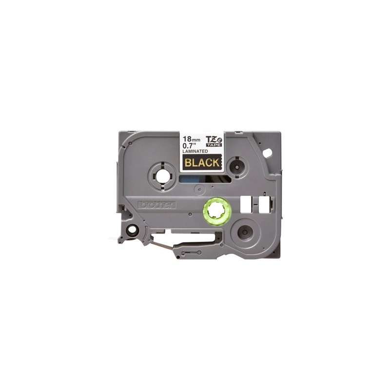 BROTHER TZE344 Taśma Brother 18mm Gold on Black BROTHER TZE344 Taśma Brother 18mm Gold on Black