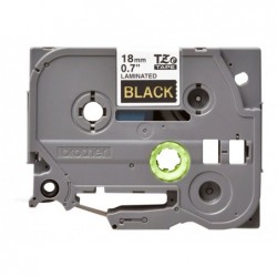 BROTHER TZE344 Taśma Brother 18mm Gold on Black BROTHER TZE344 Taśma Brother 18mm Gold on Black