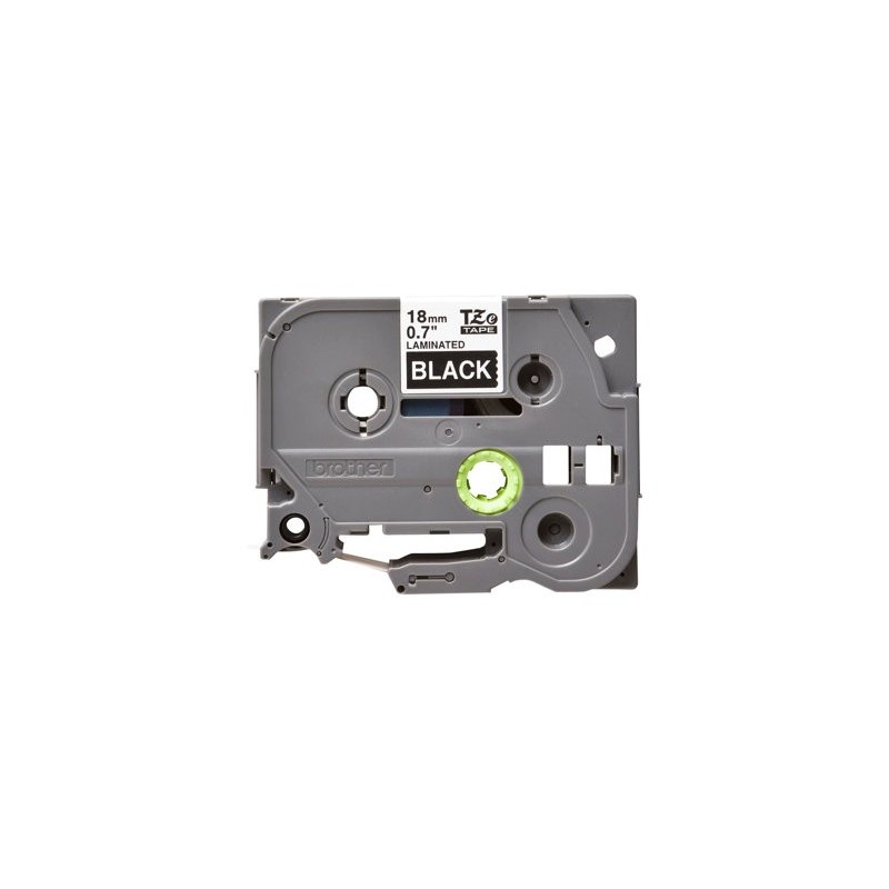 BROTHER TZe345 Taśma Brother 18mm WHITE ON BLACK