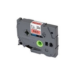 BROTHER TZe421 Taśma Brother 9mm BLACK ON RED