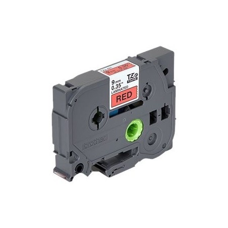 BROTHER TZe421 Taśma Brother 9mm BLACK ON RED