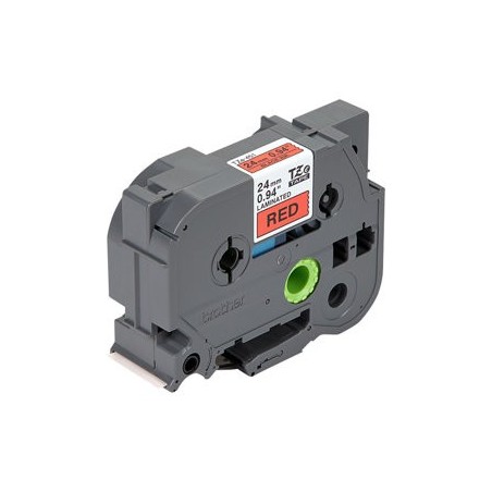 BROTHER TZE451 Taśma Brother 24mm BLACK ON RED