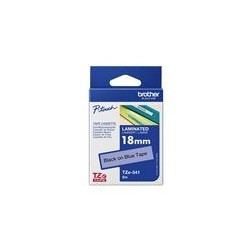 BROTHER TZe541 Taśma Brother 18mm BLACK ON BLUE