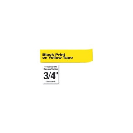 BROTHER TZES641 Taśma Brother 18mm BLACK ON YELLOW ADHESIVE TAPE BROTHER TZES641 Taśma Brother 18mm BLACK ON YELLOW ADHESIVE TAPE