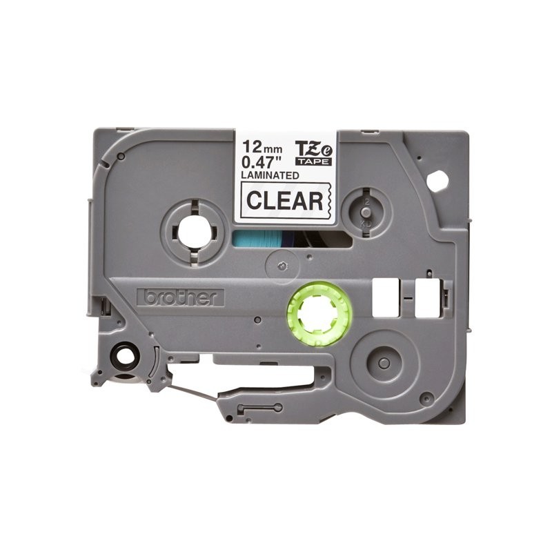BROTHER TZE131 Brother TZE131 Banda laminata 12mm BLACK ON CLEAR BROTHER TZE131 Brother TZE131 Banda laminata 12mm BLACK ON CLEAR