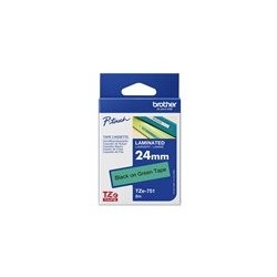 BROTHER TZE751 Taśma Brother 24mm BLACK ON GREEN BROTHER TZE751 Taśma Brother 24mm BLACK ON GREEN