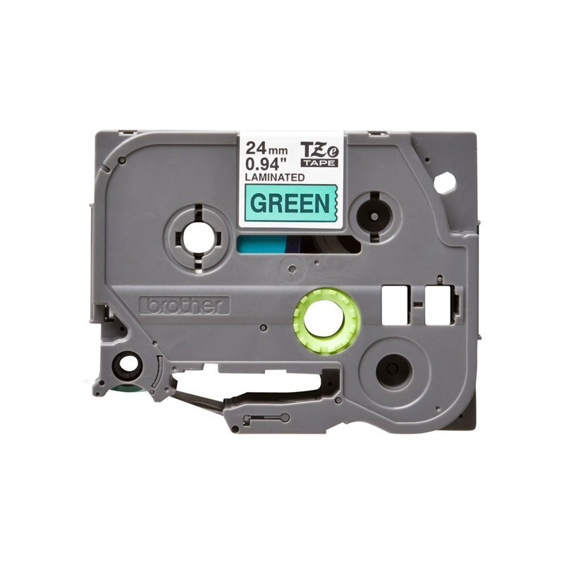 BROTHER TZE751 Taśma Brother 24mm BLACK ON GREEN BROTHER TZE751 Taśma Brother 24mm BLACK ON GREEN