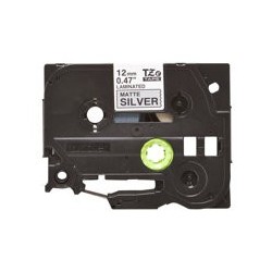 BROTHER TZEM931 Taśma Brother 12mm BLACK ON SILVER (MAT) TAPE / METALIC BROTHER TZEM931 Taśma Brother 12mm BLACK ON SILVER (MAT) TAPE / METALIC