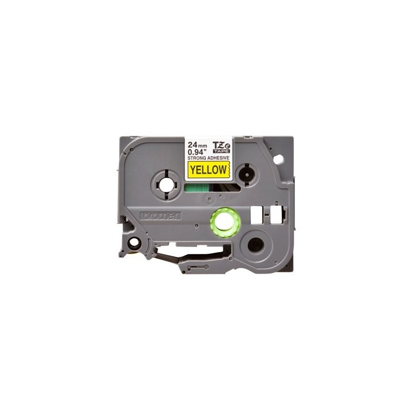 BROTHER TZES651 Taśma Brother 24mm BLACK ON YELLOW ADHESIVE TAPE BROTHER TZES651 Taśma Brother 24mm BLACK ON YELLOW ADHESIVE TAPE