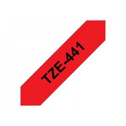 BROTHER TZe441 Taśma Brother 18mm BLACK ON RED BROTHER TZe441 Taśma Brother 18mm BLACK ON RED